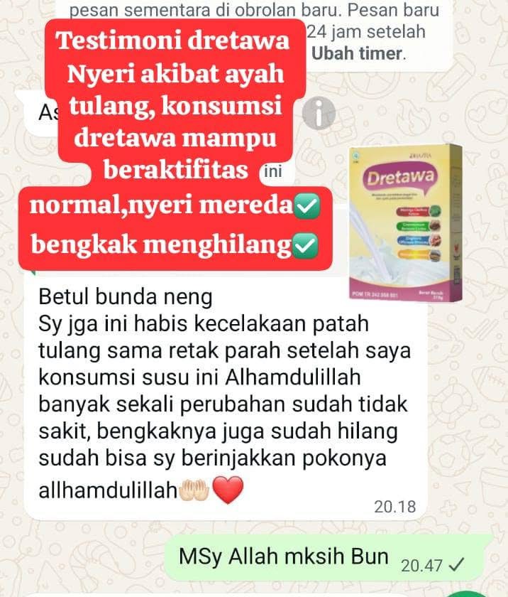 Testimoni Dretawa yang dikirim pengguna
